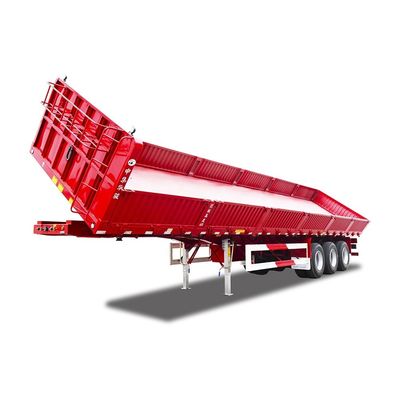 三軸 双面 ダンプ ターパー 半トレーラー 600mm 壁板 高さ 12R22.5 タイヤ
