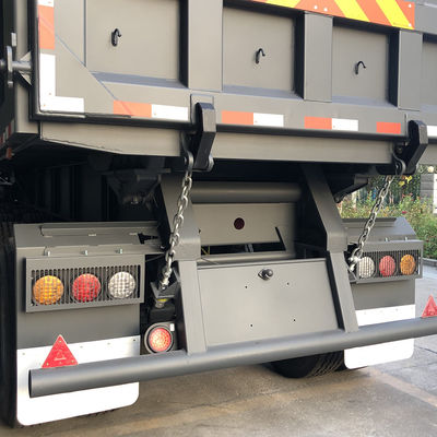 CIMC HUAJUN トラック輸送用40トンの3軸多軸水力ダンプティッパートレーラー