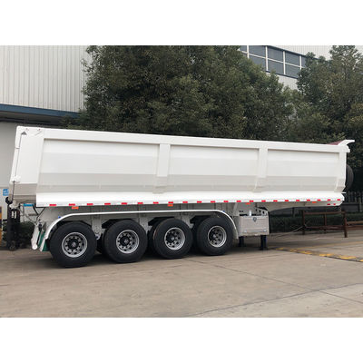 50トンのCIMC HUAJUN 4軸傾斜式セミトレーラー