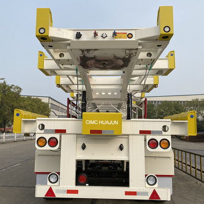 CIMC HUAJUN WABCO 価値 1540 20フィート 40フィートコンテナのための骨格コンテナ半トレーラー