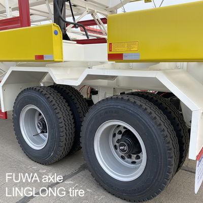 CIMC HUAJUN WABCO 価値 1540 20フィート 40フィートコンテナのための骨格コンテナ半トレーラー
