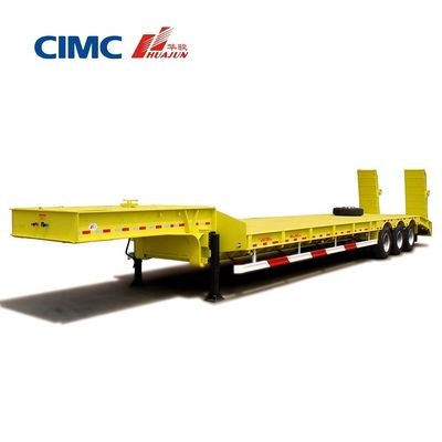 CIMC HUAJUN 70T トラックトレーラー用三軸低床半トレーラー