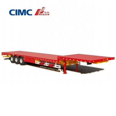 CIMC HUAJUN 70T トラックトレーラー用三軸低床半トレーラー