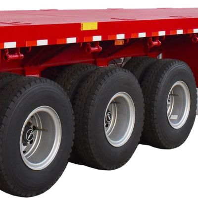トラックトレーラー CIMC HUAJUN 40ft FUWA アクセルと重用鉄体付き半トレーラー