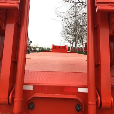 30T マックス 積載 水力 折りたたみ ギズ ネック 重荷 低ベッド トレーラー 頑丈なデザイン