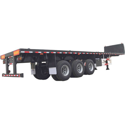 40t マックス 積載 CIMC HUAJUN 20ft 40ft フラットベッド トレーラー
