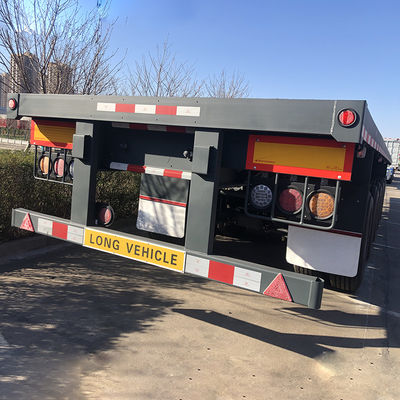CIMC HUAJUN 5軸フラットベッドトレーラー アフリカ市場における様々なトラクターに最適
