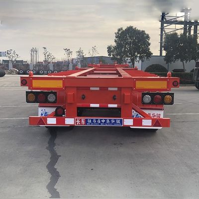 40T マックスペイロード 空中懸垂 拡張式スライダー 骨格コンテナ シャーシ 半トレーラー