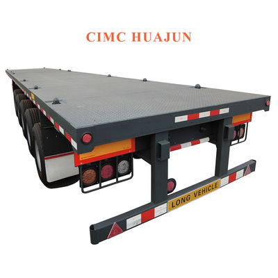 CIMC HUAJUN 5軸フラットベッドトレーラー アフリカ市場における様々なトラクターに最適