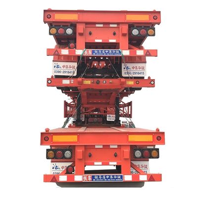 40T マックスペイロード 空中懸垂 拡張式スライダー 骨格コンテナ シャーシ 半トレーラー