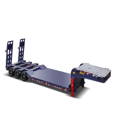 重荷用掘削機輸送ソリューションのための50/60/80/100トンの低床トレーラー