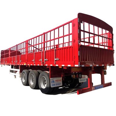 リードするJUNLONG L400 3軸 40トンのフェンス半トレーラー