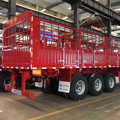 リードするJUNLONG L400 3軸 40トンのフェンス半トレーラー