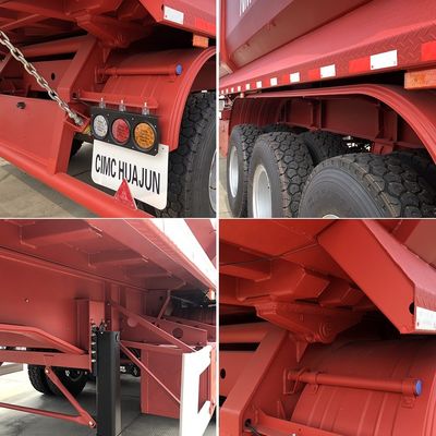 JOST 2速着陸車型 U形 ターパー ダンプ トレーラー トラック シェーリング 曲がり 溶接