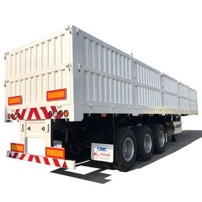 輸送石炭貨物 高面壁 CIMC HUAJUN 畜産輸送用貨物トレーラー
