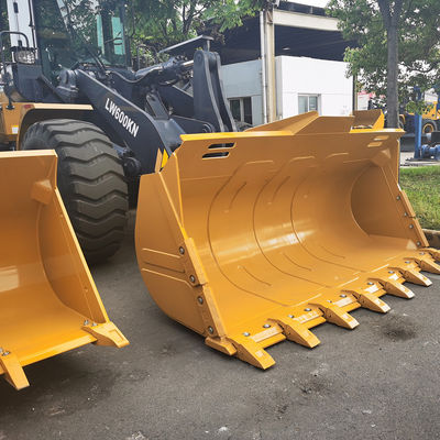 6500kg 作業重量 LW600KN 頂部液圧シリンダーとロケットバケツ付きの車輪積載機