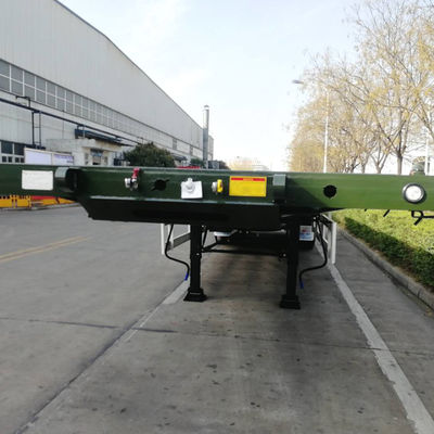 40ft コンテナ フラットベッド 半トラック トレーラー オプションタイヤと12セットのツイストロック