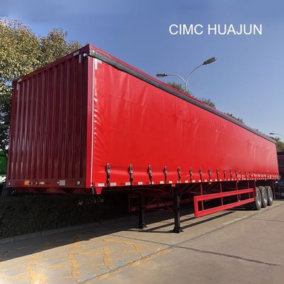 CIMC HUAJUN 3軸 T700/Q345 鉄貨物輸送箱トレーラー 2021
