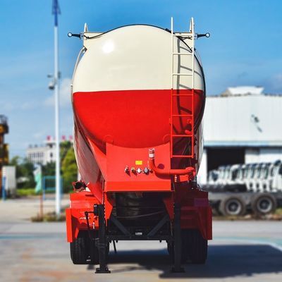 耐久性 CIMC HUAJUN 40CBM 乾燥型散装粉末セメントタンク 3軸タンカーセミトレーラー