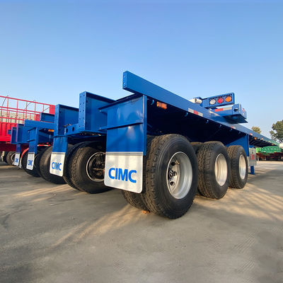 JOST 2速着陸車3軸 40フィートコンテナ フラットベッド半トラック トレーラー アフリカ