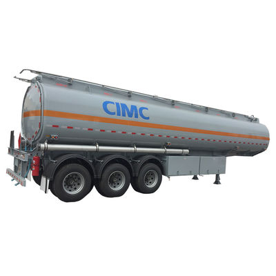 CIMC HUAJUN 3軸ディーゼルタンカー トラックトレーラー 30000L-60000L燃料タンク 半トレーラー