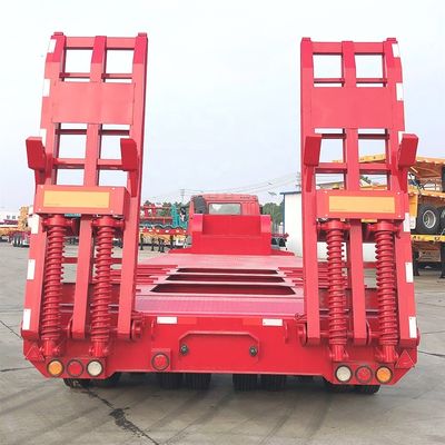 3.5&quot;90mm Jost King Pin 13T HUAJUN ハイテク機器用の低床半トレーラー