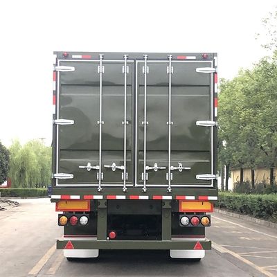 60トンの負荷能力の半トラックトレーラー,フェンスとタールパウリン主梁 T700/Q345 鋼