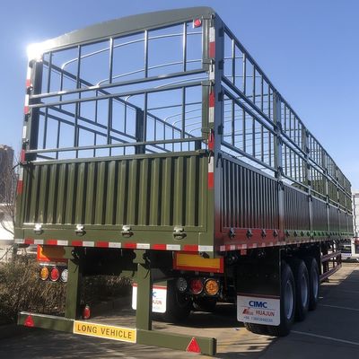CIMC HUAJUN 3軸貨物トラック トレーラー販売 タレ 7.5 トン 13000*2500*3650mm