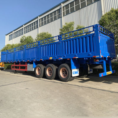 CIMCグループ HUAJUN 4軸 マックスペイロード 60T コンテナトレーラー フェンス貨物セミトレーラー
