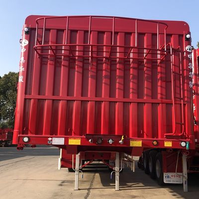 標準28トンの着陸車フェンス半トレーラー 重荷卸荷物輸送用