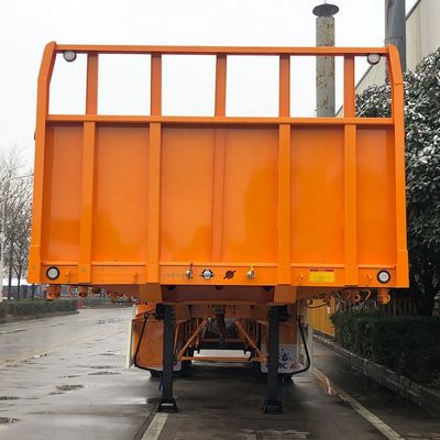 CIMC HUAJUN 3軸フェンス貨物半トレーラー 最大積載量 25001-30000 kg