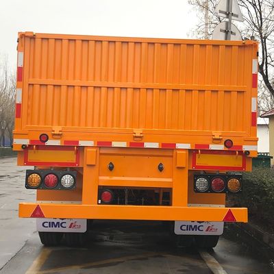 CIMC HUAJUN 3軸フェンス貨物半トレーラー 最大積載量 25001-30000 kg