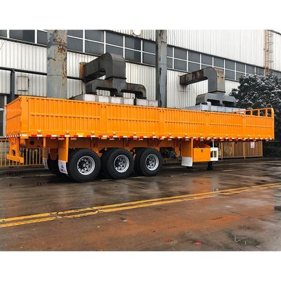 CIMC HUAJUN 3軸フェンス貨物半トレーラー 最大積載量 25001-30000 kg