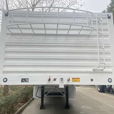 FUWA 13TON アクセル CIMC HUAJUN 3 アクセル 13000*2690*1500 ホワイト貨物半トレーラー