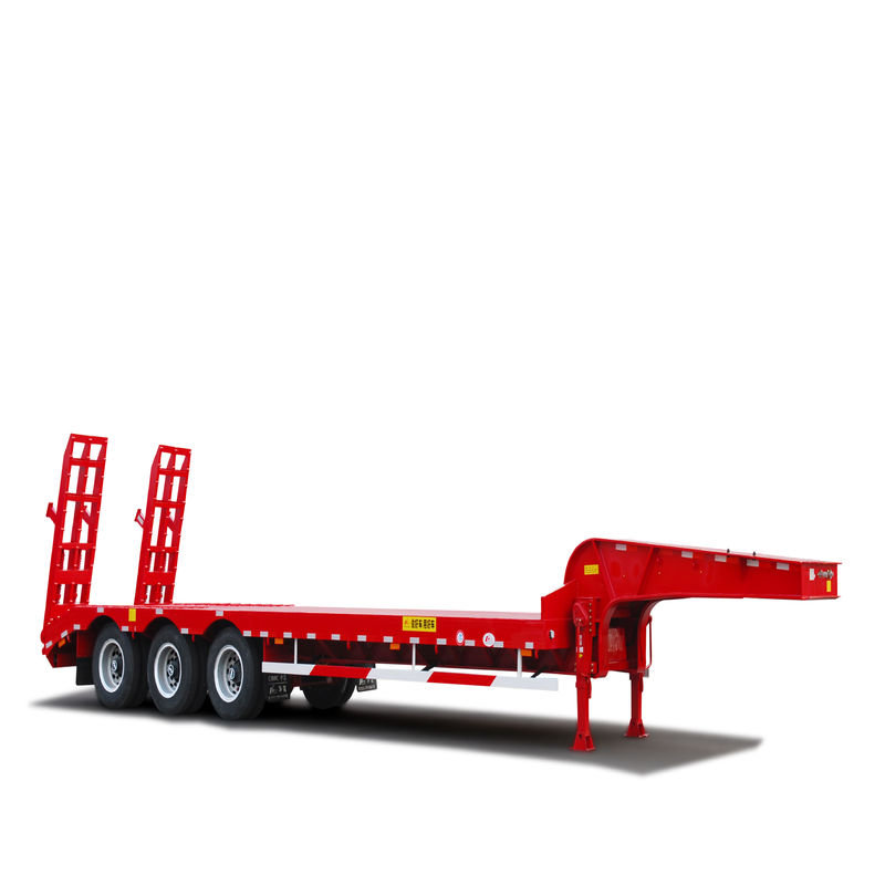 重荷用掘削機輸送ソリューションのための50/60/80/100トンの低床トレーラー