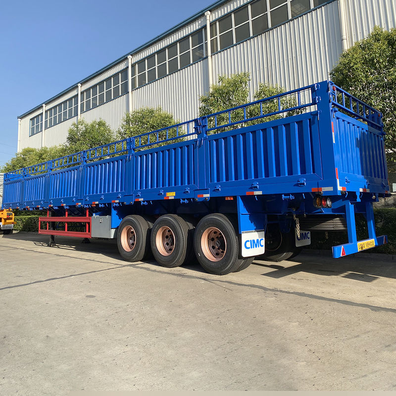 CIMCグループ HUAJUN 4軸 マックスペイロード 60T コンテナトレーラー フェンス貨物セミトレーラー