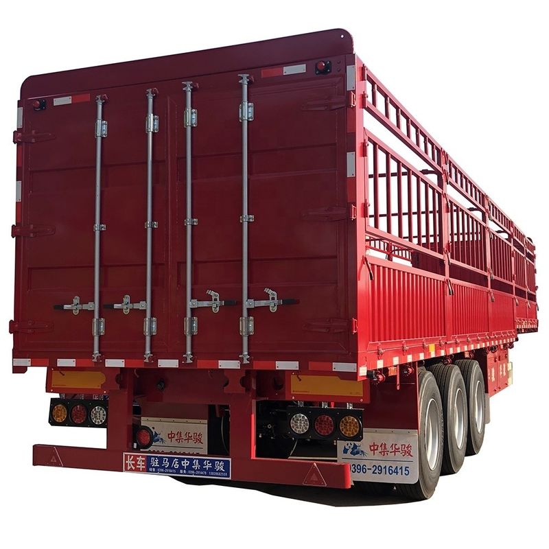 標準28トンの着陸車フェンス半トレーラー 重荷卸荷物輸送用